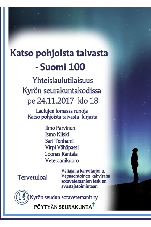 Katso pohjoista taivasta – Suomi 100 – Yhteislaulutilaisuus Katso pohjoista taivasta – Suomi 100 – Yhteislaulutilaisuus