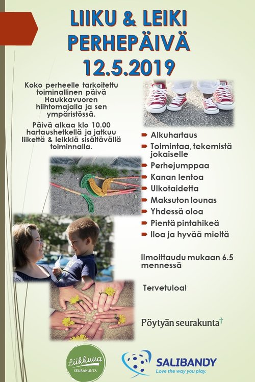 Liiku & leiki perhetapahtuma Liiku & leiki perhetapahtuma